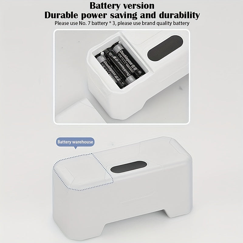 Smart Sensor Flusher Automatic Hands-Free Toilet Flush Device Rechargeable Battery