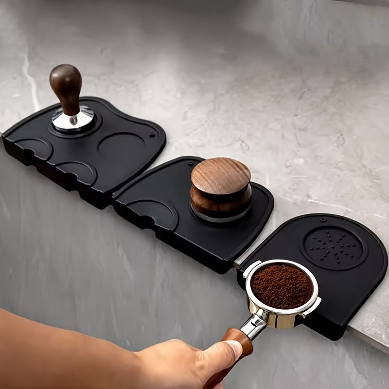 Silicone Coffee Tamper Mat Non-Slip Tamping Pad for Espresso Machines