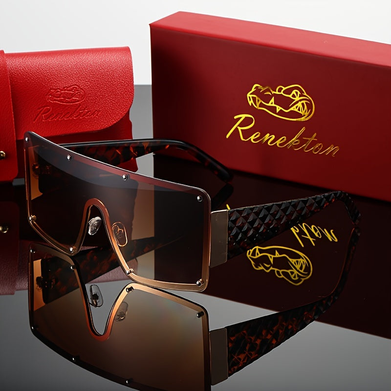 Ayollar uchun retro kengaytirilgan moda ko‘zoynaklari, plastik va metall ramkali, ochiq havoda sayohat uchun