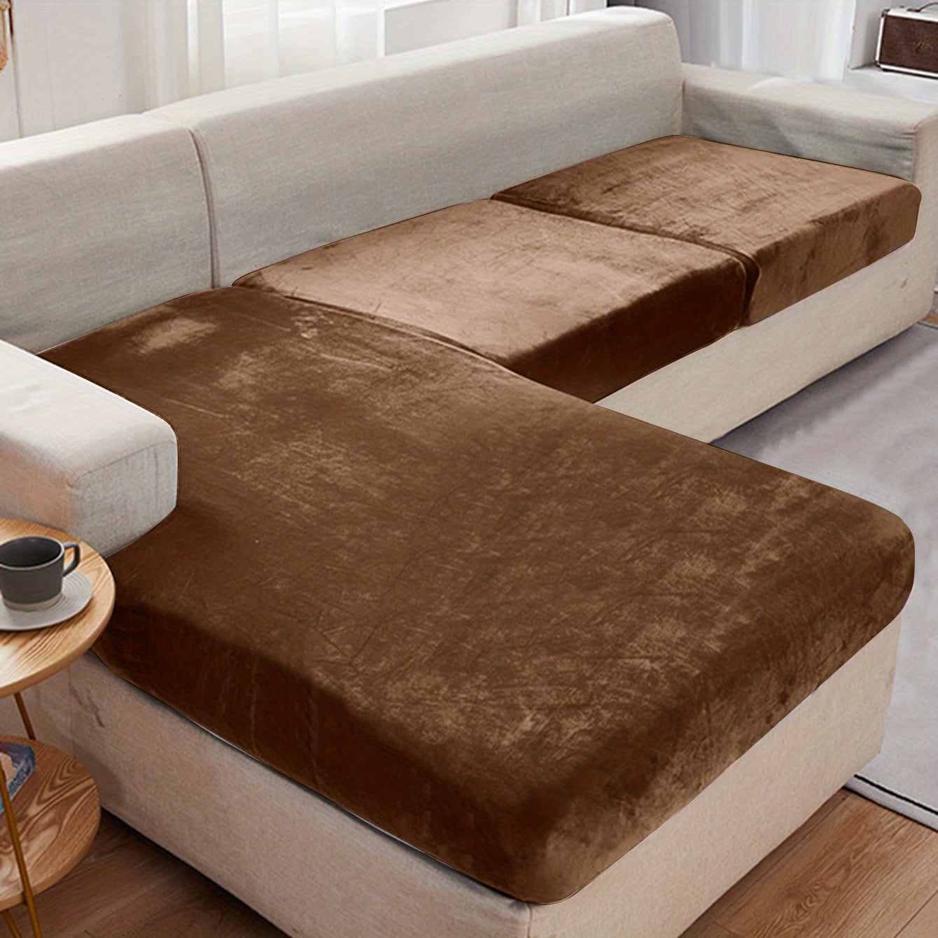 Кросс-бодерная европейская стильная наволочка из бархата серебристого лиса, утолщенная и эластичная с веревочным закрытием.