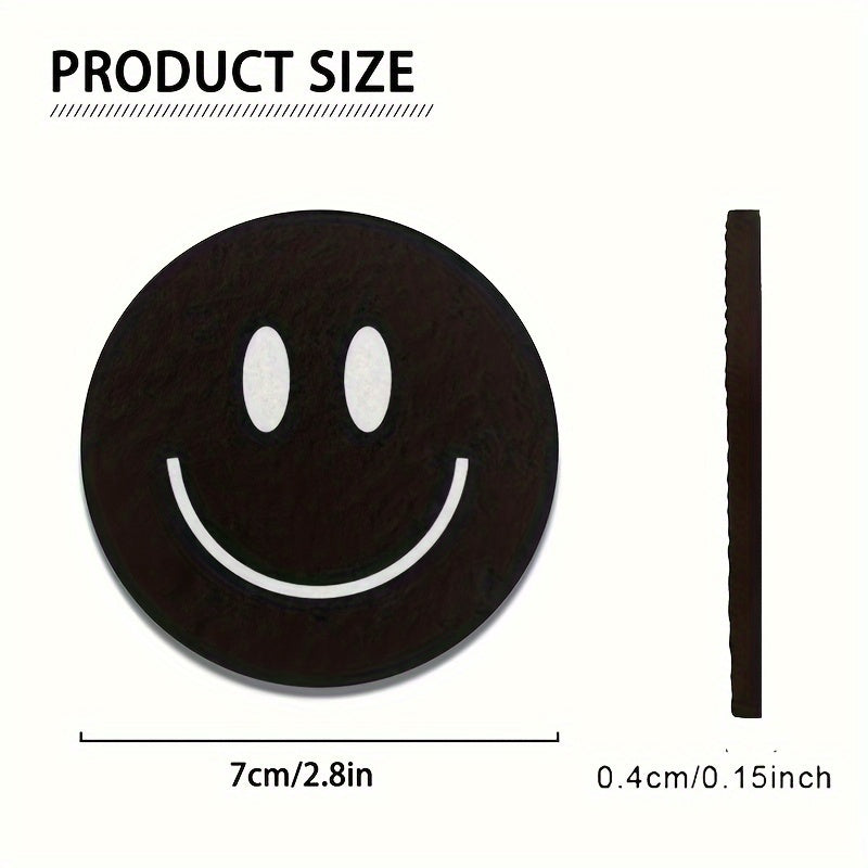 2pcs Absorbent Car Cup Holder Coasters EVA Interior Accessories for Vehicles and Home