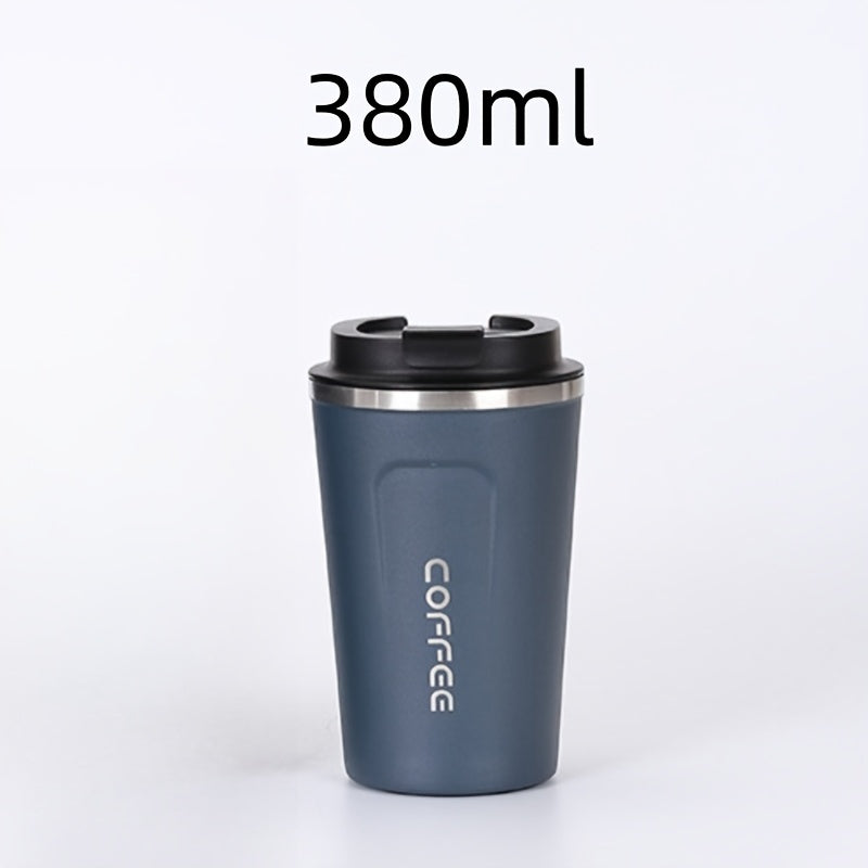 Taza de viaje de acero inoxidable 12.85oz 17.25oz aislada a prueba de fugas caliente y fría
