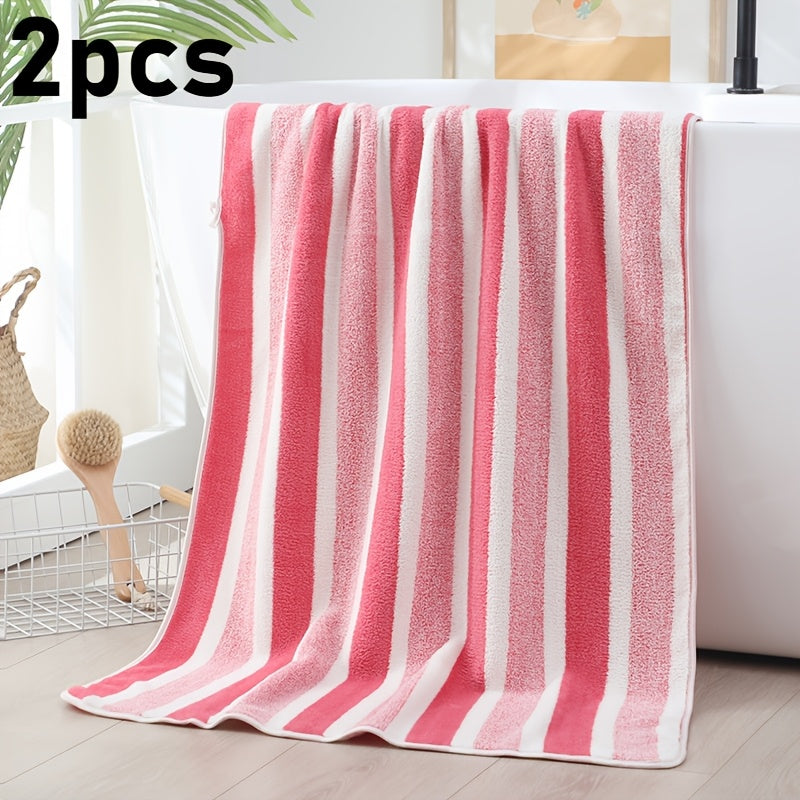 Microfiber Bath Towel Set 1/2 Pack 68.58 x 137.16 cm Ultra Soft Absorbent Lightweight