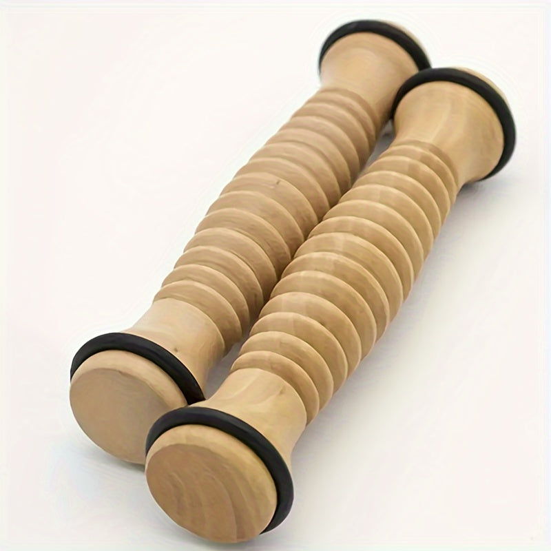 Foot Reflexology Massager Wood Back and Feet Relaxation Spa Tool