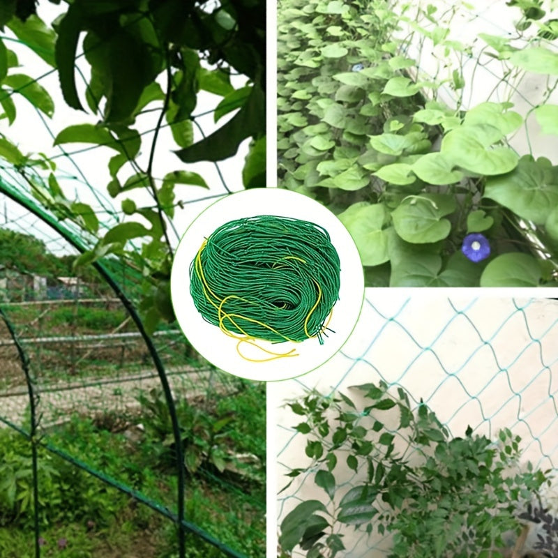 Green Reusable Garden Trellis for Climbing Plants Support for Vegetables and Vines