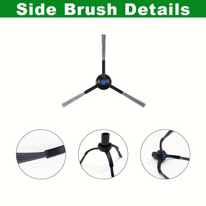 Replacement Parts Kit for Robot Vacuum Includes Main Brush HEPA Filters Mop Cloths Side Brushes