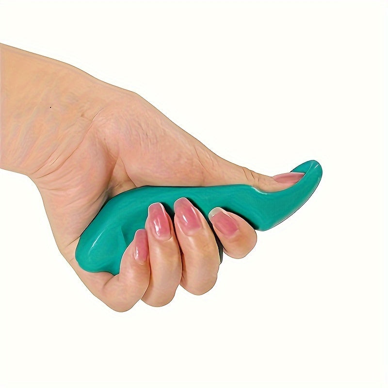 1 Premium Ergonomik Barmoq Massajchisi chuqur to'qima og'riqlarini bartaraf etish uchun, maqsadli mushaklarni tinchlantirish uchun teal tutqich bilan mustahkam PP materialidan tayyorlangan. Terapevtik elektrsiz dizayn.