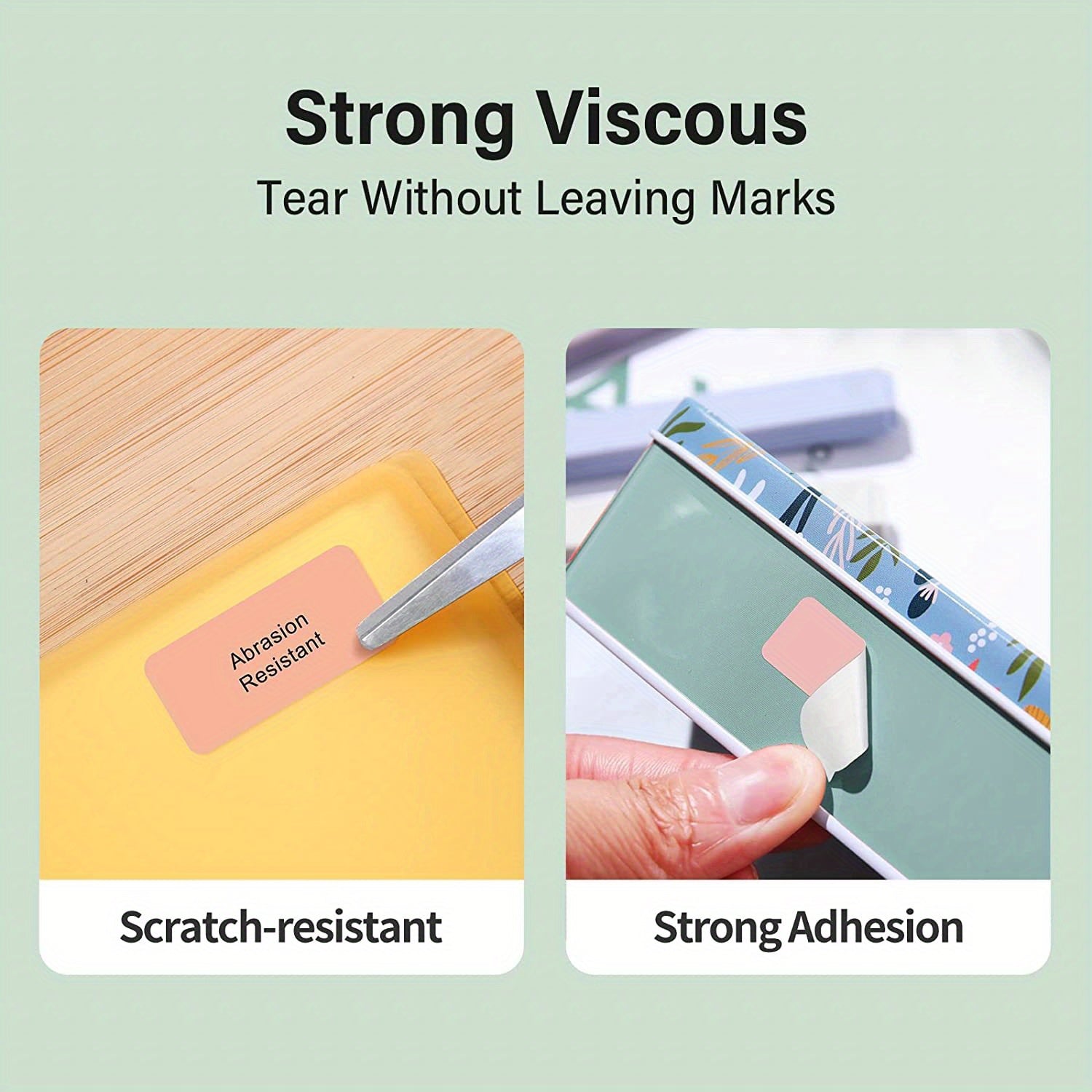 Waterproof Oil-Proof Thermal Label Roll for D11 D101 H1 Series Printers White Adhesive Label Tape