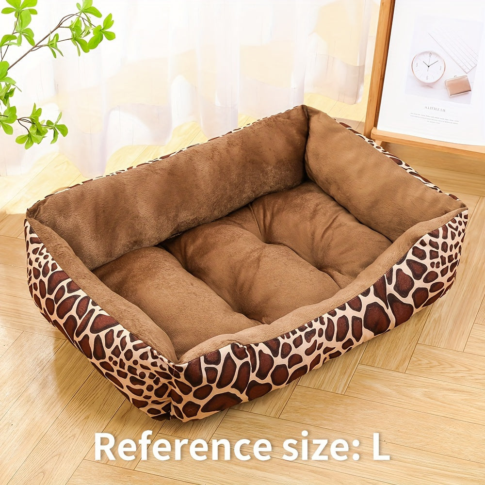 Large and Medium Dog Pet Bed Sofa Soft Cushion for Naps and Rest