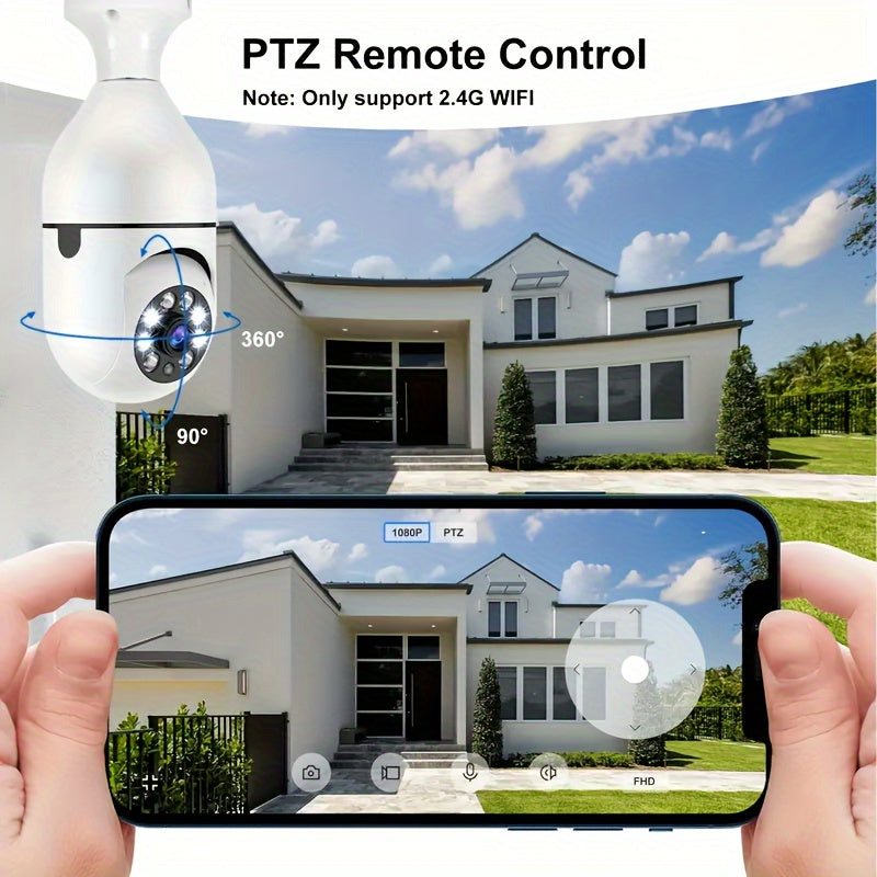 Smart Home Camera WiFi Night Vision Two-Way Audio Wide Angle Remote Monitoring