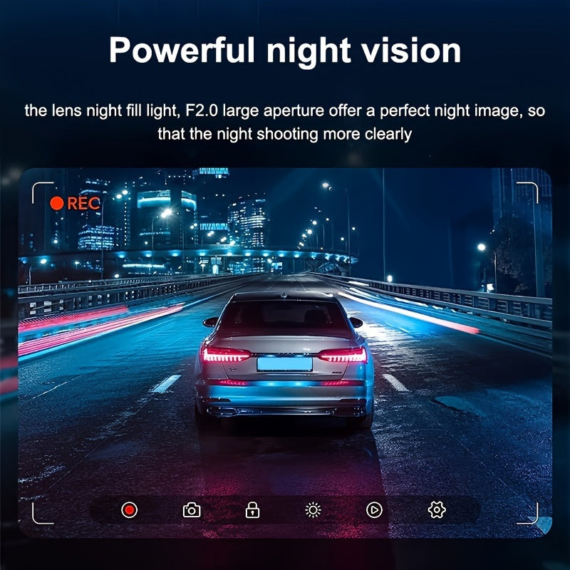 Car Dash Cam Front and Inside 1080P 720P Night Vision Wide Angle