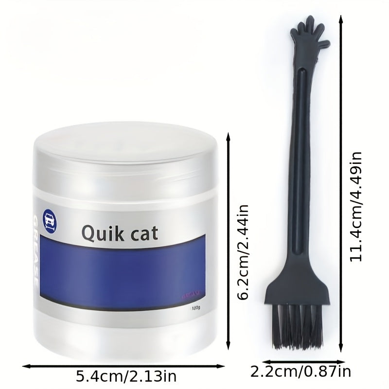 Automotive Grease for Door Tracks Sunroofs Waterproof White Oil