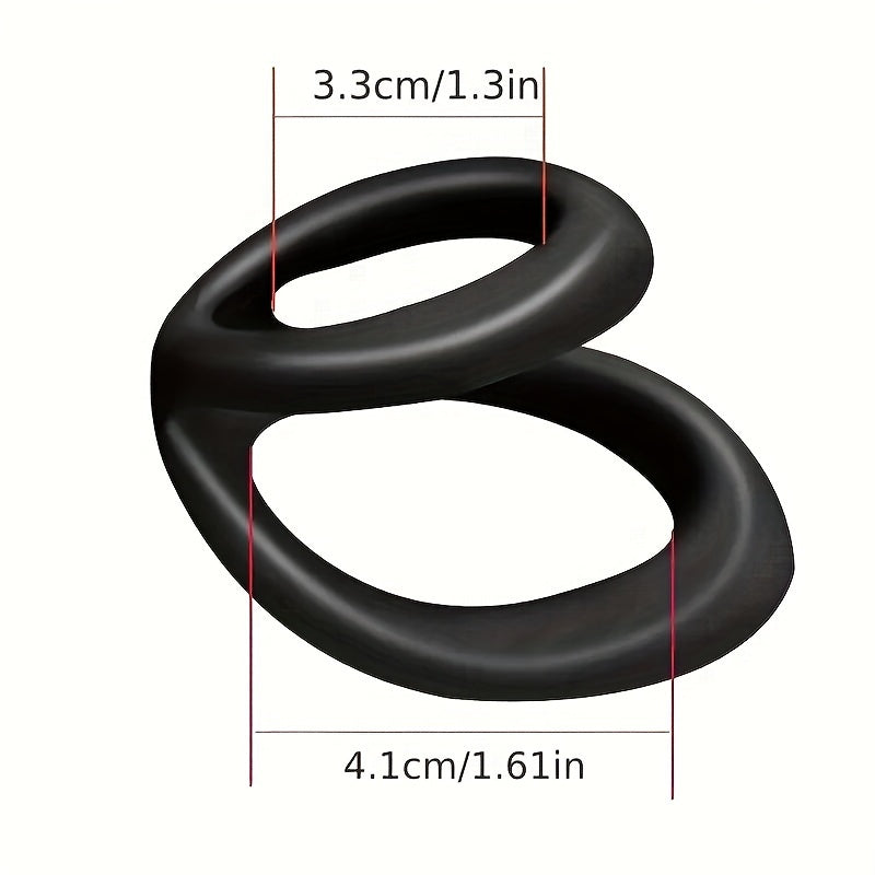 Men Silicone Soft Penis Ring Stretchy Cock Ring for Men and Couples