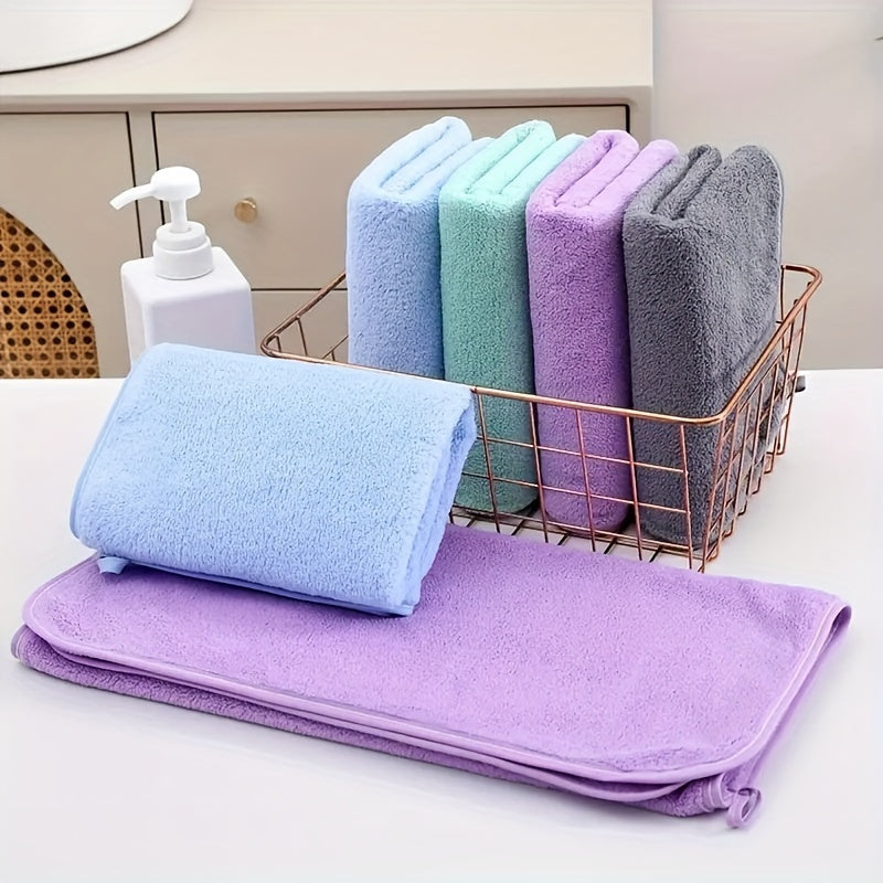 Set of 10 Ultra Soft Absorbent Polyester Hand Towels 35x74cm for Bathroom Gym Shower Spa
