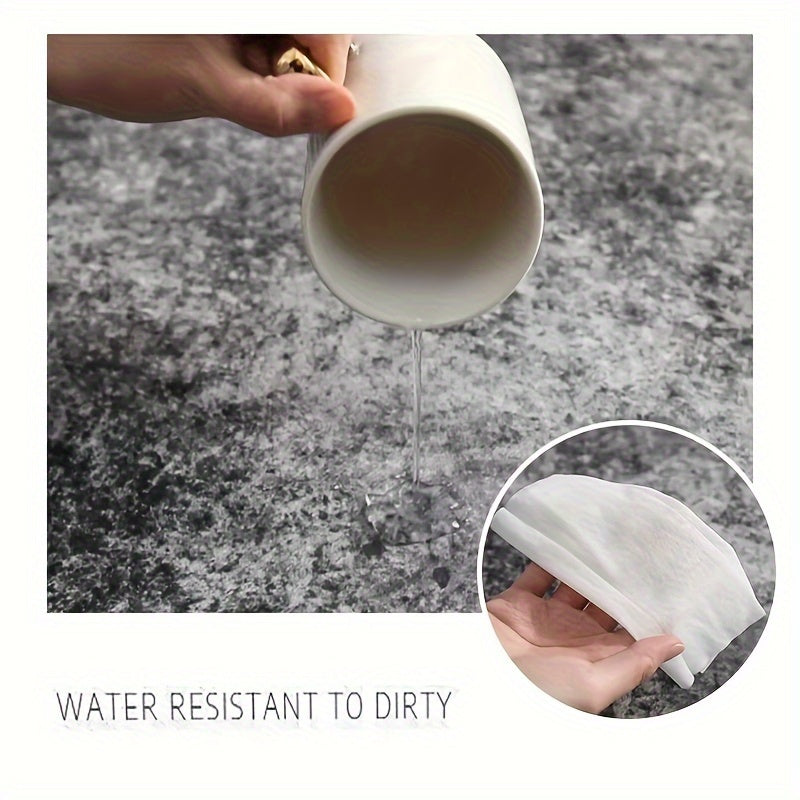 Alfombra de corredor de poliéster antideslizante lavable de pelo bajo resistente a manchas para sala de estar y cocina