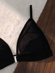 Seamless Leopard Print Wireless Push-Up Bra with Front Closure for Women