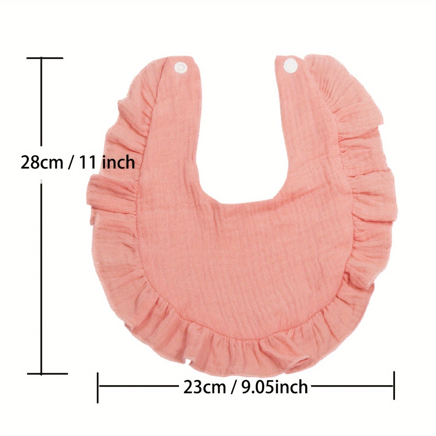 Набор из 4 мягких, тонких, дышащих хлопковых слюнявчиков с морщинистой текстурой газа, однотонные слюнявчики для кормления с водопоглощением, идеально подходят для домашнего кормления.