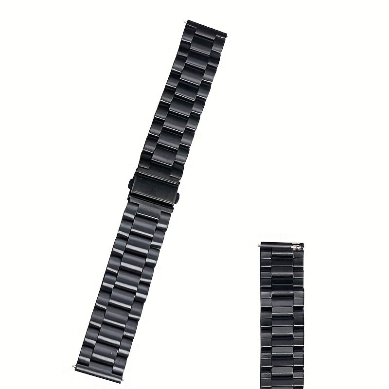 Stainless Steel Watch Band 20mm 22mm Compatible with Smartwatches and Traditional Watches