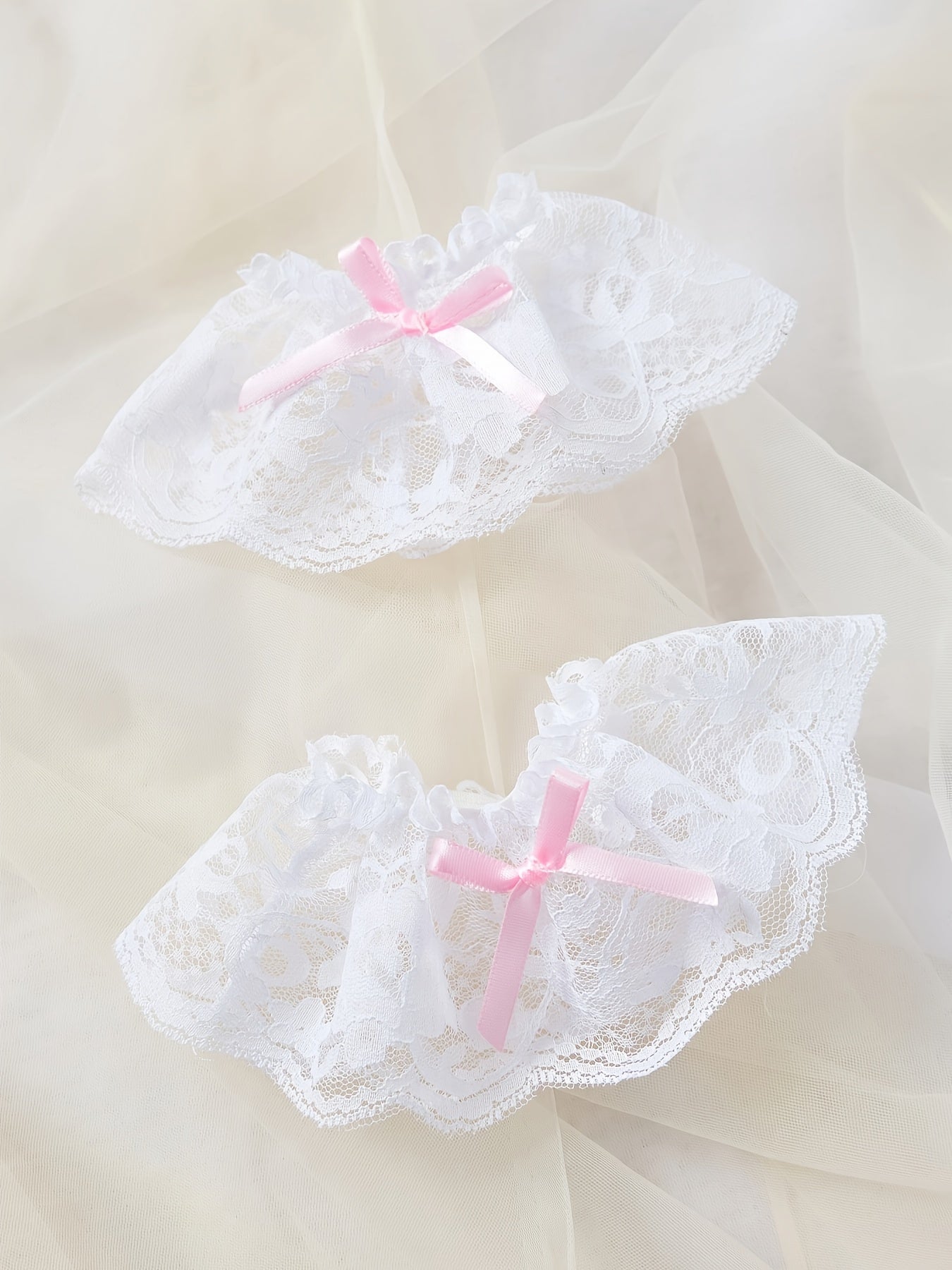 Women's Lingerie Set with Headband, Fishnet Stockings and Accessories