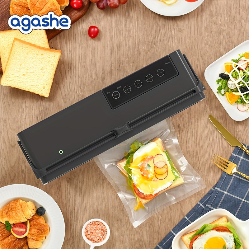 Máquina selladora automática de vacío con cortador de 32cm de ancho máximo de sellado para conservación de alimentos