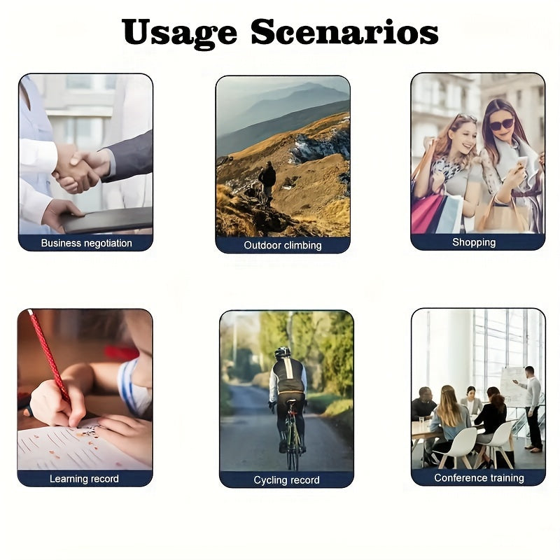 1 шт. Носимый Full HD видеорегистратор с ночным видением, сенсорным управлением, USB питанием, портативная мини-камера с микрофоном, перезаряжаемая батарея, длительная запись - без WiFi, карта памяти не включена