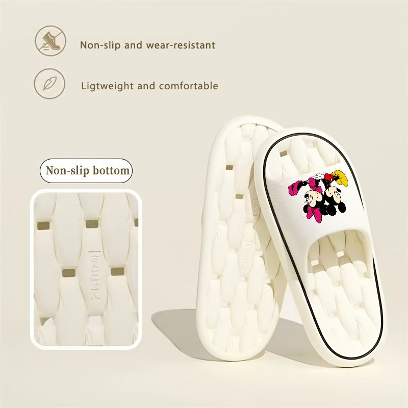 Women's EVA Slippers Non-Slip Open-Toe House Shoes for Home Bathroom