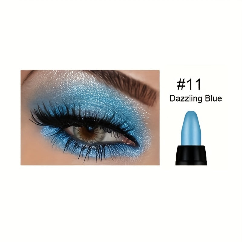 Long-Lasting Shimmering Eyeshadow Stick with Waterproof Formula and Plant Squalane