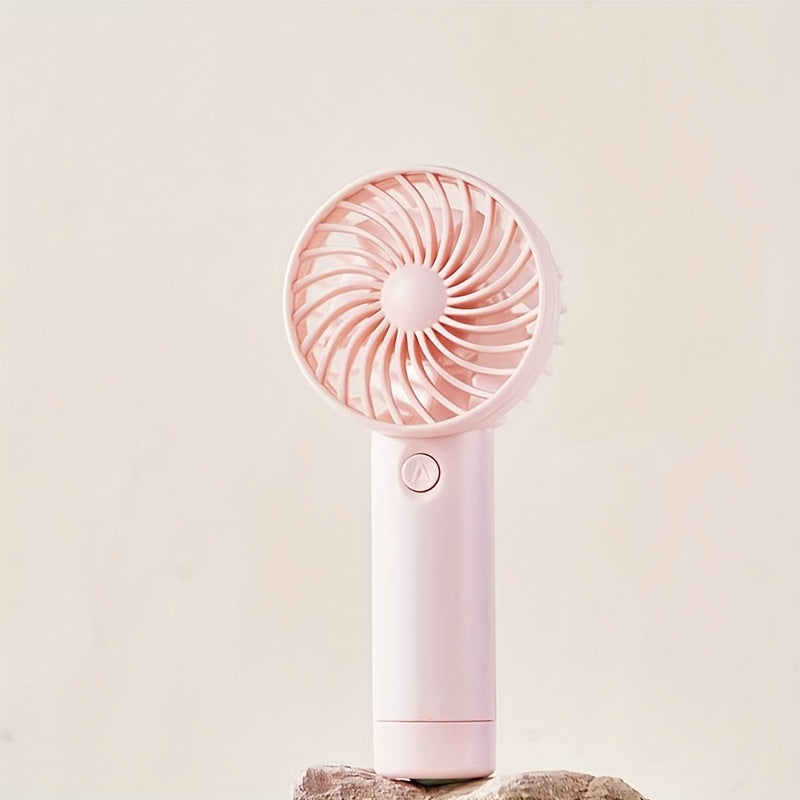 Mini Portable Fan Rechargeable USB Handheld Quiet Safe for Outdoor Office Travel