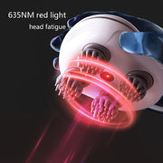 To'liq tana dam olish uchun 4 ta ajratiladigan massaj tirgaklari bilan jihozlangan portativ zaryadlanadigan elektr bosh massajchisi.