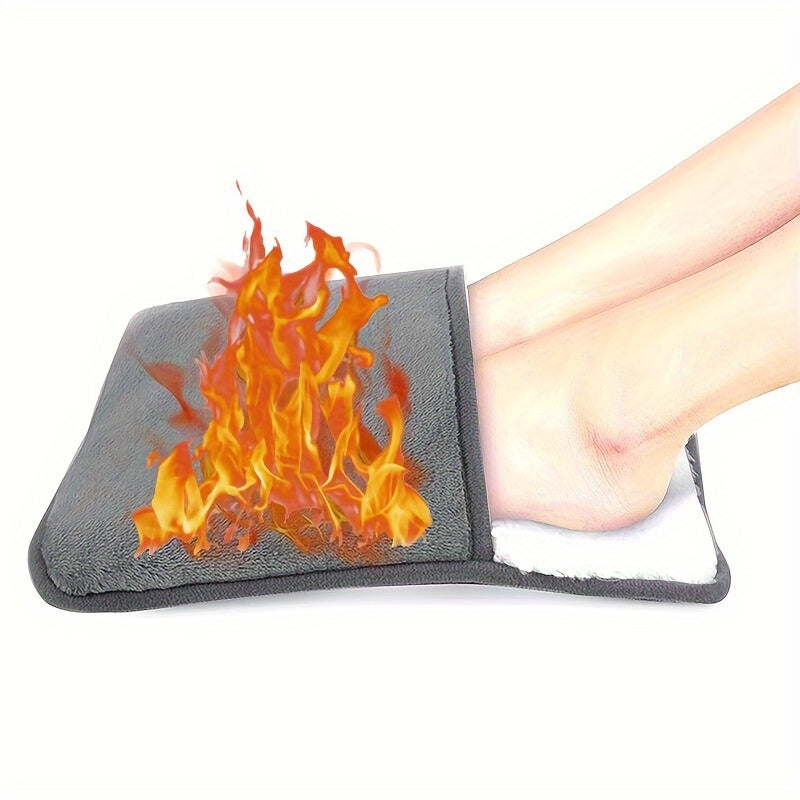 Almohadillas de pie con calefacción USB portátil, calentador de pies eléctrico, no necesita batería