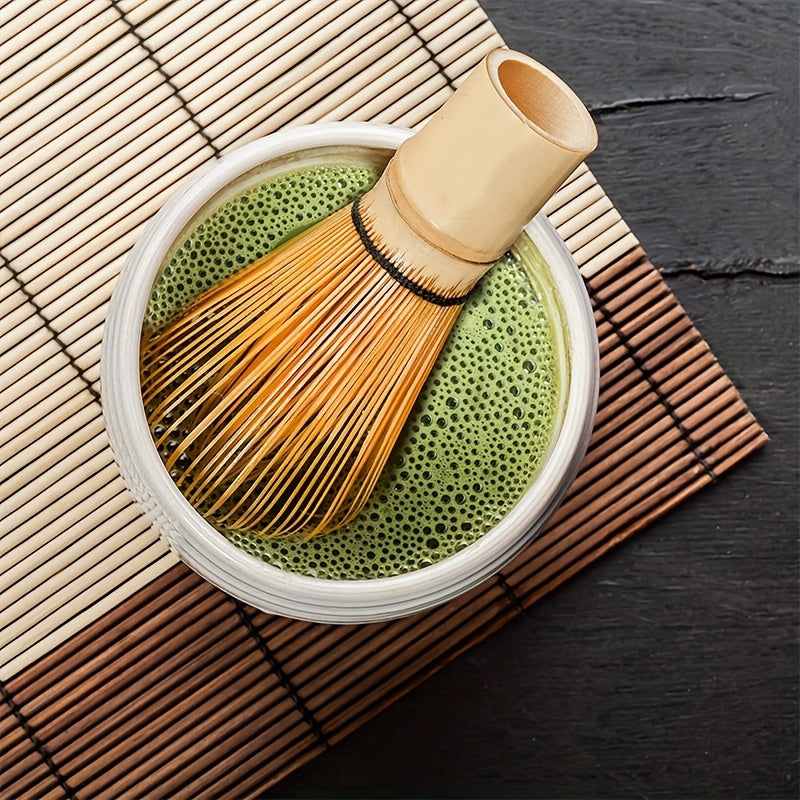 Traditional Handmade Matcha Tea Starter Kit with Whisk Scoop and Spoon