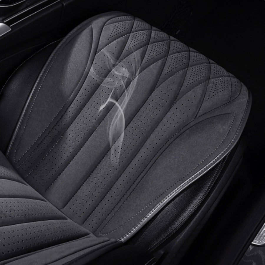 Funda de asiento de coche acolchada y transpirable para SUVs, camiones y sedanes, antideslizante y duradera