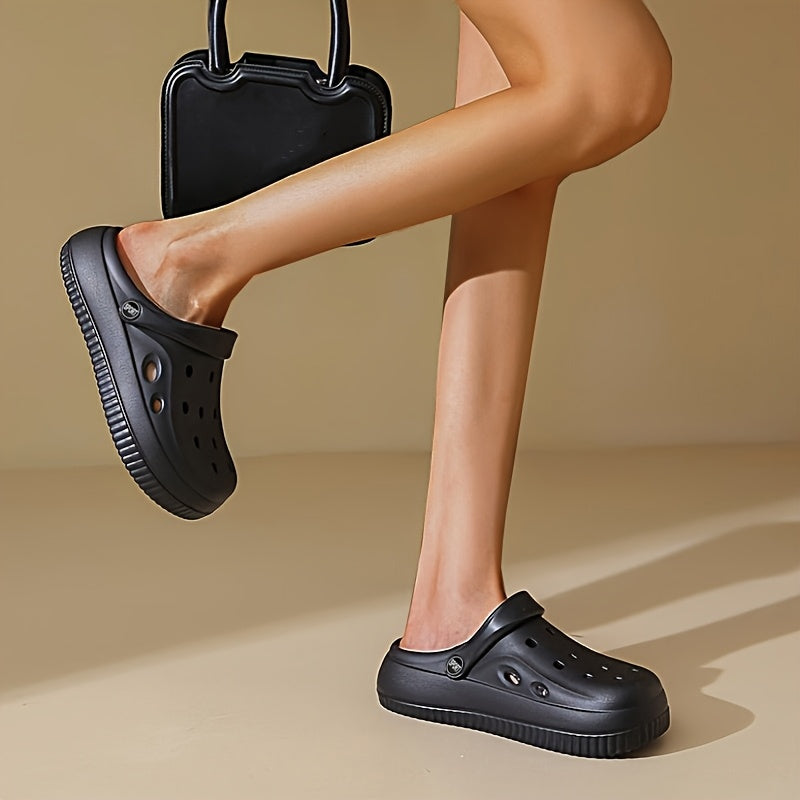 Uniseks Anti-Slip EVA Mules va Clogs, Havo O'tkazuvchi Dizayn va Tekis Taqin bilan Har Mavsumda Qulaylik Uchun