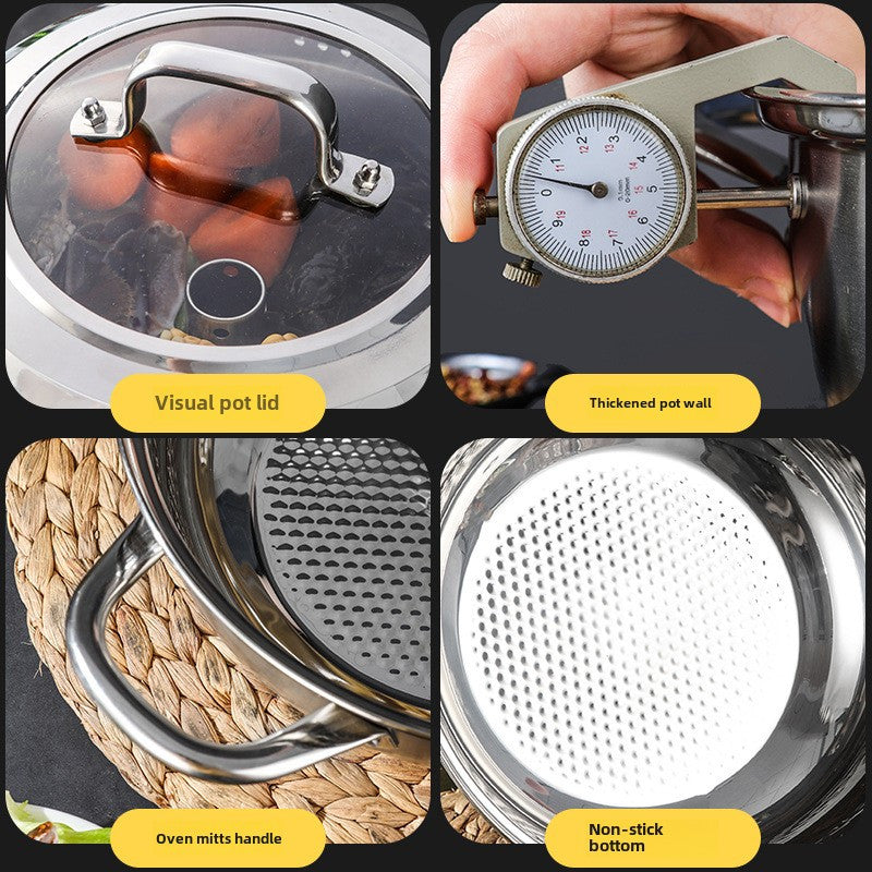 Naychali po'latdan yasalgan ko'p maqsadli bug'latgich qozoni, 12 dyuym, bug'lash va qaynatish uchun mos, har qanday plita ustida ishlatish uchun mos