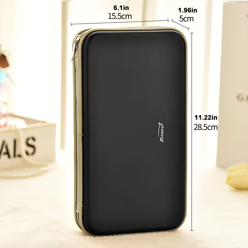 Многофункциональная защита носителей: водонепроницаемый жесткий пластиковый футляр для хранения DVD и CD с держателем для дисков 40/80, портативный кошелек на молнии, штабелируемый органайзер для автомобиля, дома и путешествий