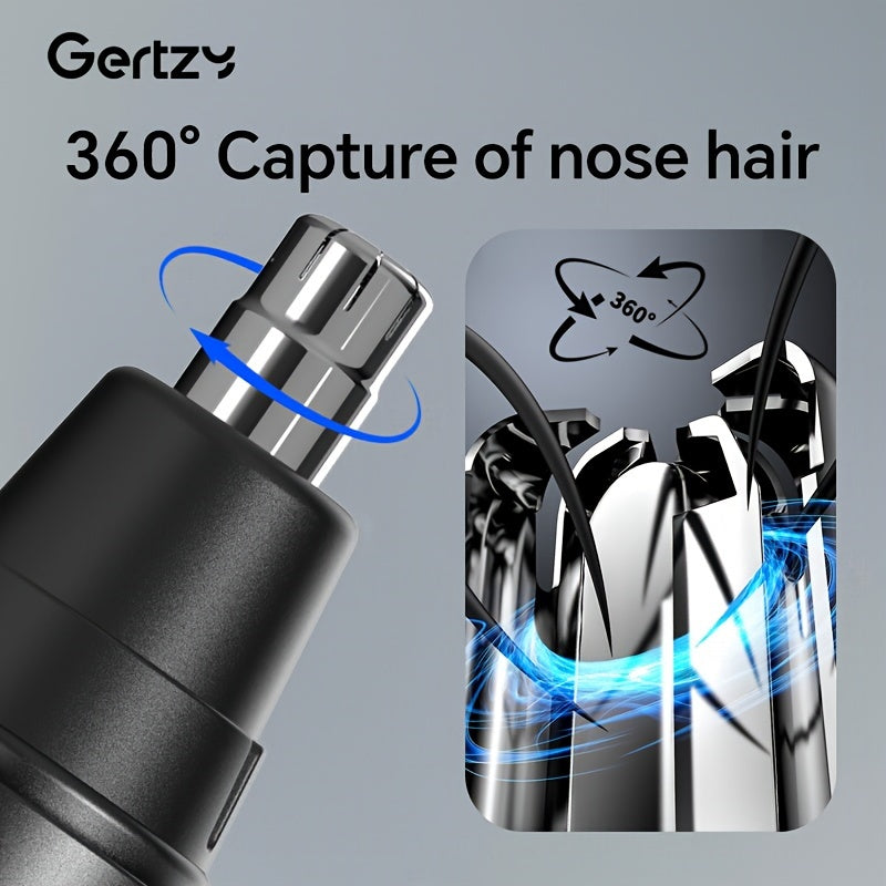 Rechargeable Nose and Ear Hair Trimmer for Men and Women, USB Charging, Gentle and Precise