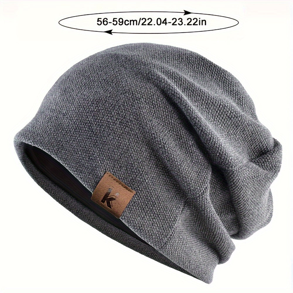 Windproof Warm Beanie Hat for Men Women Outdoor Casual Sports