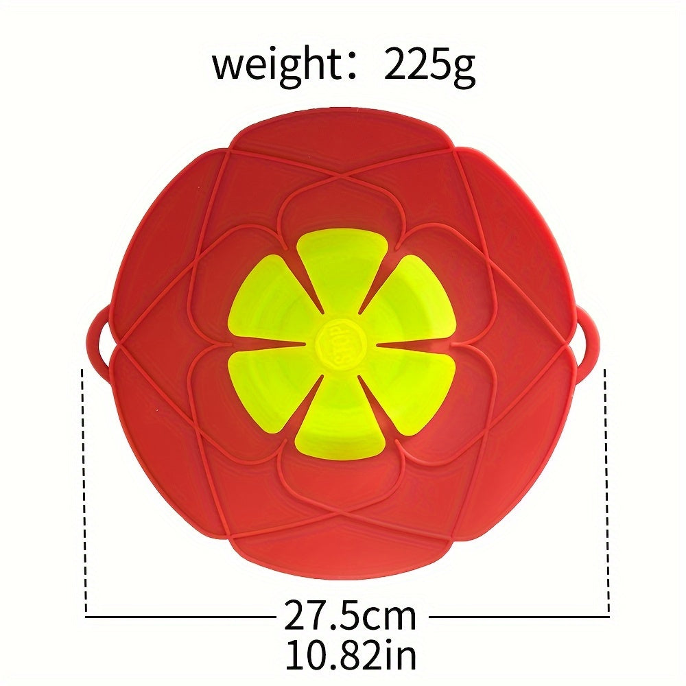 Durable Rubber Pot Cover with Silicone Spill Proof Non-Electric Design