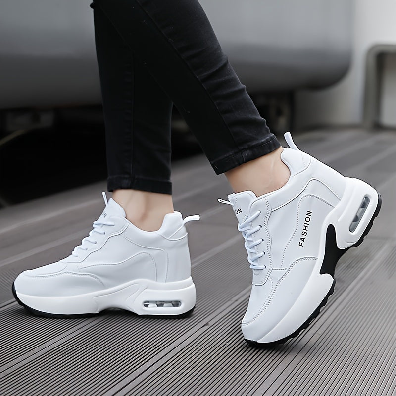 Women’s Fashion Sneakers Low Top Breathable Fabric Casual Running Shoes