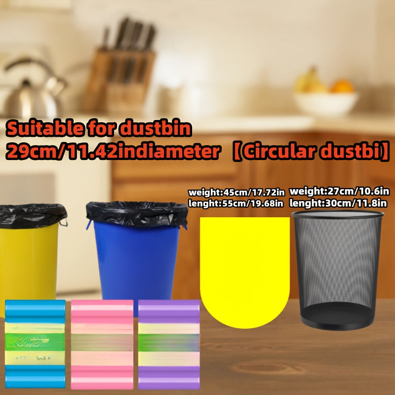 5 Rolls and 1 Pack Disposable Garbage Bags for Car Trash Can Office Kitchen