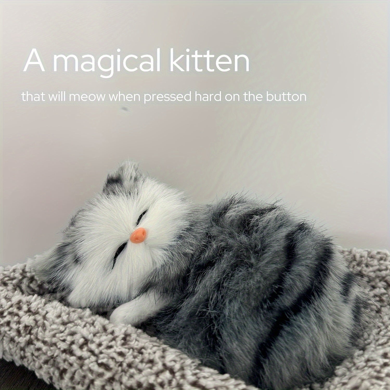 Tegishli sezgir mushuk o'yinchoq - yoshlar uchun mukammal va qiz do'stlariga sovg'a sifatida, uy bezaklari yoki avtomobil ornamentlari sifatida ishlatilishi mumkin. Issiq va yoqimli simulyatsiya uy hayvoni. Bayramlar uchun ideal va