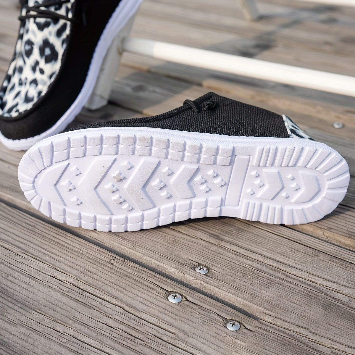 Women's Loafers Casual All-Season Slip-On Flats with Elastic Laces