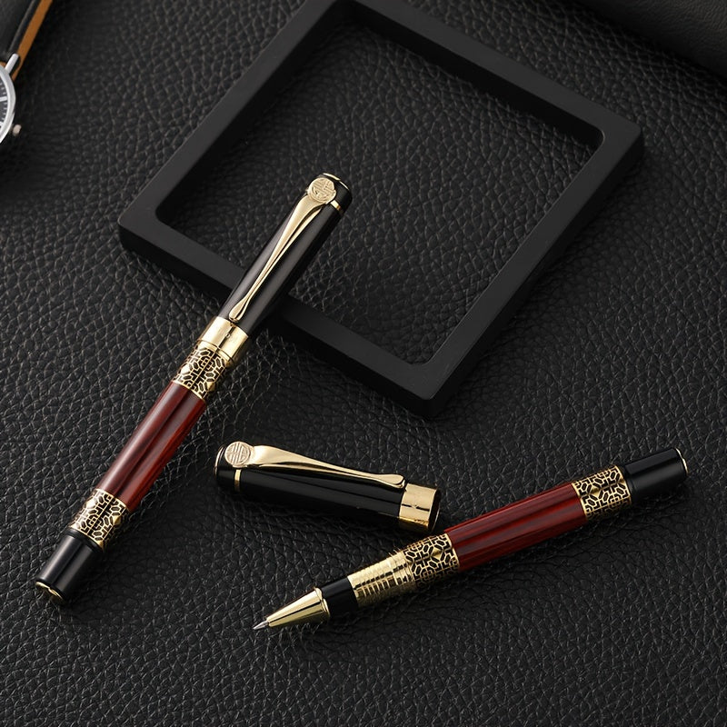 Bolígrafo de metal con clip de bolsillo y tapa de clic para uso en oficina y escuela