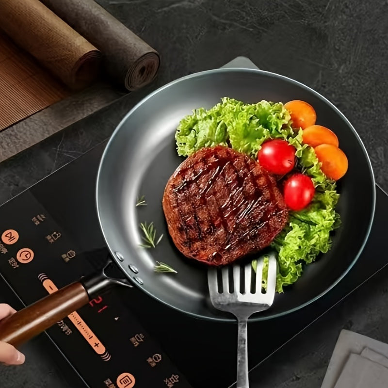 Cast Iron Skillet Set 9.5-Inch and 11-Inch Non-Stick Handle Suitable for Gas and Induction Cooking