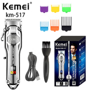 Electric Hair Clipper with LCD Display All-Metal Design