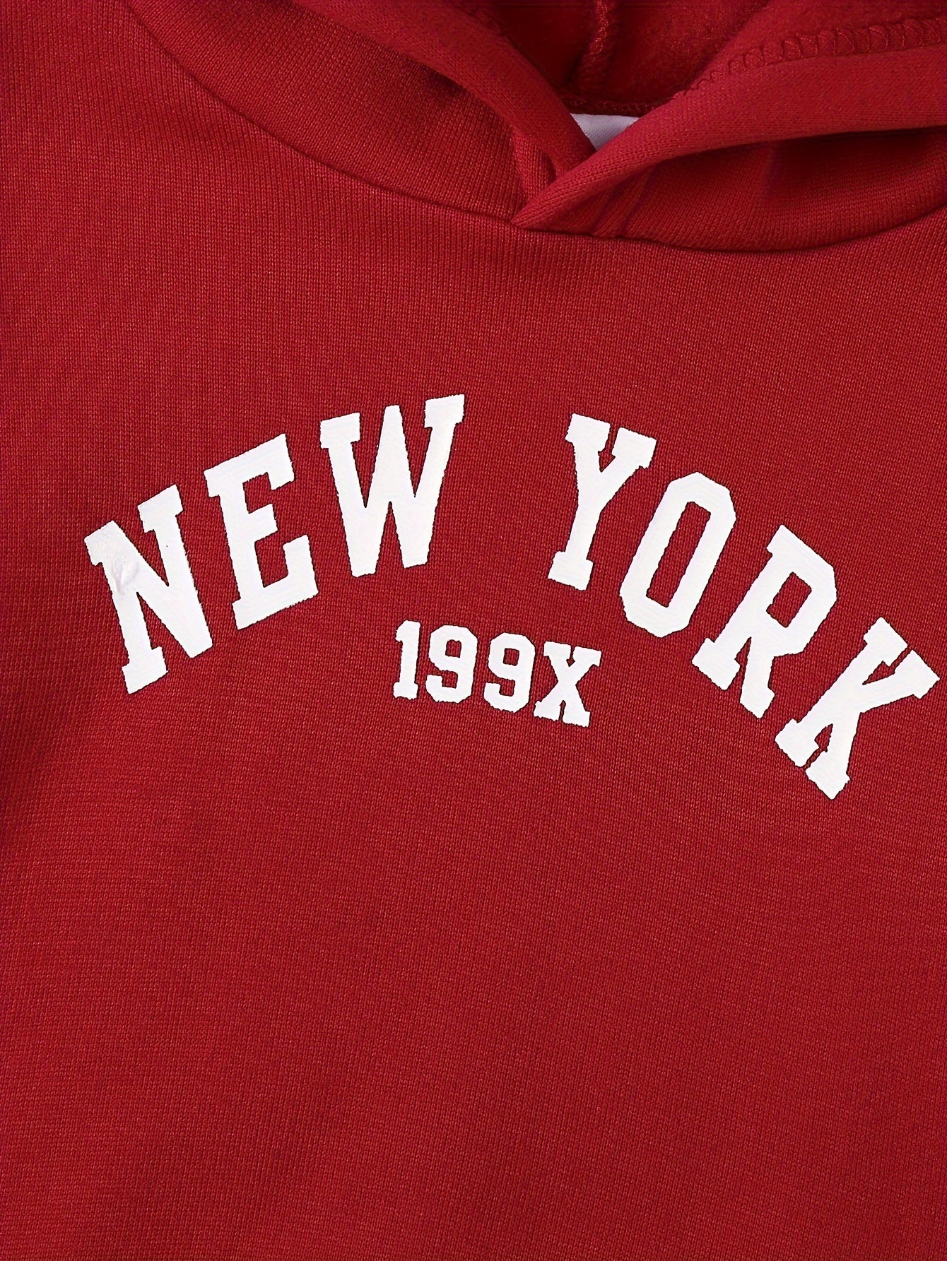 Boys Hooded Sweatshirts with City Prints Polyester Blend Fall Winter Casual Wear