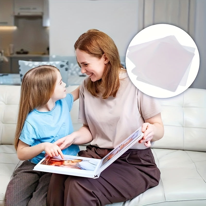 Set of 100 A4 Thermal Composite Film Protective Sheets for Photos and Documents in Color