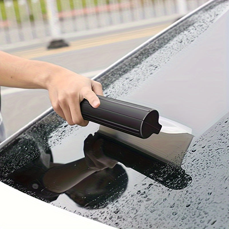 Raspador de silicona para agua para limpiar cristales de coche, mano