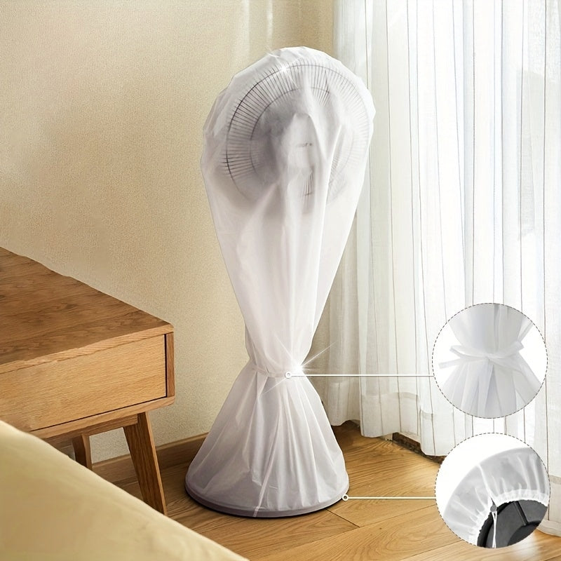 Durable Polyester Dust Cover for Electric Fans, Vertical Floor Standing, All-Inclusive Protection