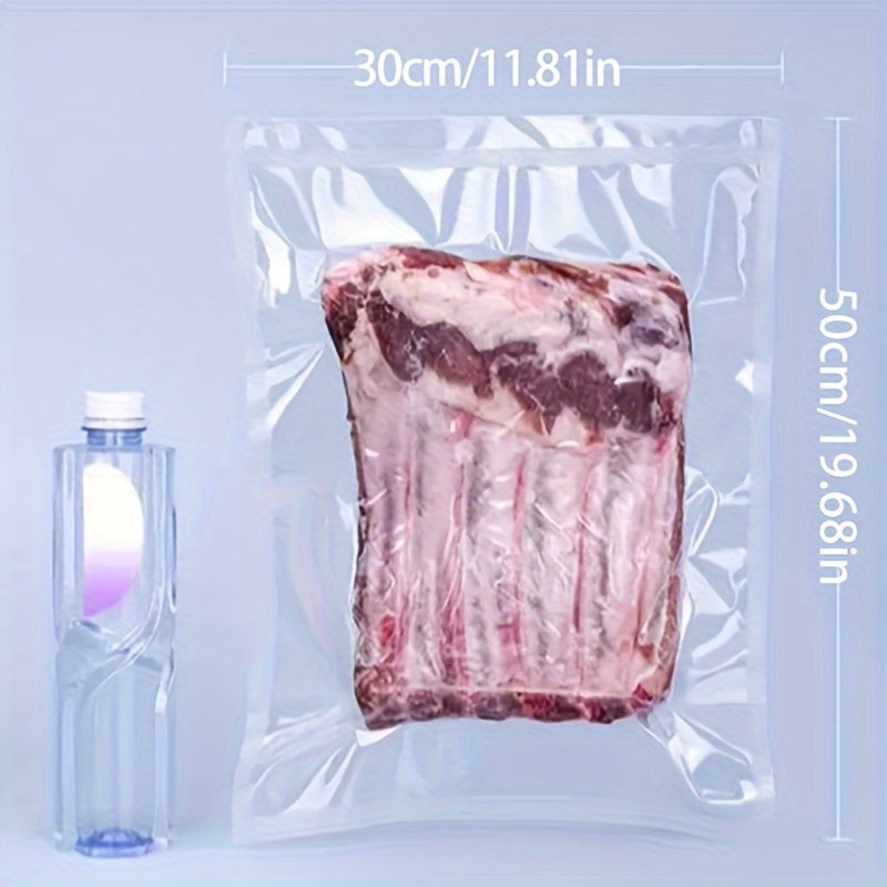 Vacuum Sealing Bags 100 Pack Silk and Polyester Nylon Food Storage Bags